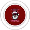 Merry Christmas Santa Afro Man Costume Pink Proud Black PopSockets PopGrip for MagSafe view 2