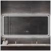 FENGZEQUAN LED Bathroom Mirror with Lighting, Touch Switch, Dimmable, 3 Light Colors, Fog-Free, 70 x 90 cm view 1