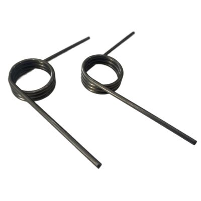 10-Pack V-Shaped Torsion Springs, Spring Steel, 0.5 mm x 4 mm, 5 Coils x 90°