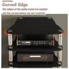 Elitix 3-Tier Low-Profile Hi-Fi AV Media Rack, White view 4