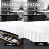 Highdi Elastic Bed Skirt with Ruffles and Floral Print, 180 x 200 cm, Flower World 2 view 2