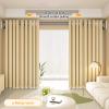 No-Drill Adjustable Shower Curtain Tension Rod, 40–490 cm, Black view 2
