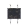 UYUUBNK 50-Piece MB10S SMD-4 Single-Phase Bridge Rectifier, 1 A, 1 kV view 1