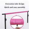 Wall-Mounted Ballet Barre with Adjustable Double Stretch Bars view 3