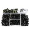 HZBHD Motorcycle Fairing Bolt and Nut Set for Ninja ZX-6R ZX10R ZX-14R ZZR1400 ZZR 600, Black view 1