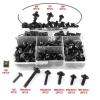 HZBHD Motorcycle Fairing Bolt and Nut Set for Ninja ZX-6R ZX10R ZX-14R ZZR1400 ZZR 600, Black view 2