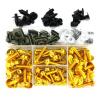 HZBHD Motorcycle Fairing Bolt and Nut Set for Ninja ZX-6R ZX10R ZX-14R ZZR1400 ZZR 600, Black view 3