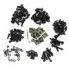 HZBHD Motorcycle Fairing Bolt and Nut Set for Ninja ZX-6R ZX10R ZX-14R ZZR1400 ZZR 600, Black view 4