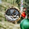 Dog Christmas Ornament, 2D Acrylic Tree Decor view 3