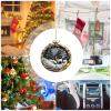 Dog Christmas Ornament, 2D Acrylic Tree Decor view 4