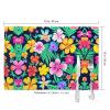 WHJSHOP Set of 6 Floral Placemats, 12 x 18 in view 3