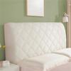Hearda Velvet Headboard Cover, Beige, 190 cm view 1
