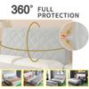 Hearda Velvet Headboard Cover, Beige, 190 cm view 3
