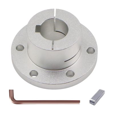 MiJunHD Aluminum Alloy Flange Coupling with Keyway, 14 mm Inner Diameter, for Motor and Guide Shafts, DIY Model Parts (1 Piece)