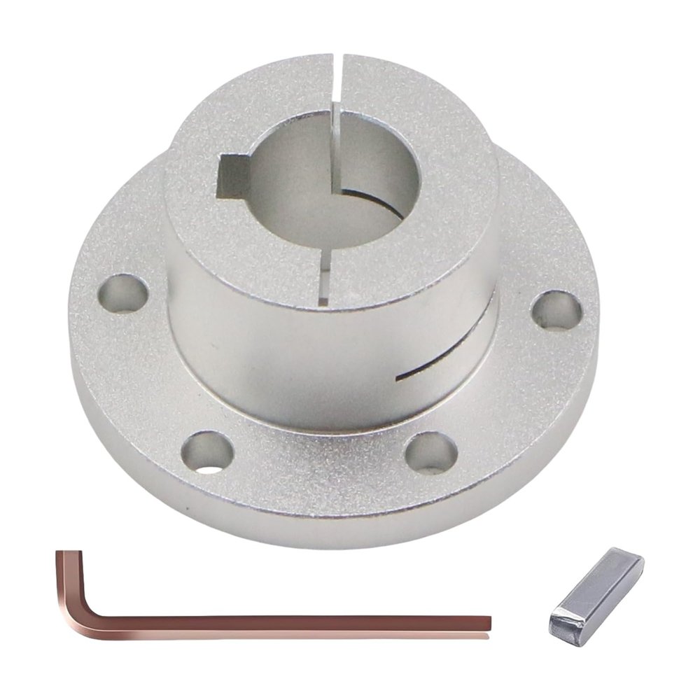 MiJunHD Aluminum Alloy Flange Coupling with Keyway, 14 mm Inner Diameter, for Motor and Guide Shafts, DIY Model Parts (1 Piece)