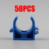 WUPNGS PVC Pipe Clamps, 50-Pack, U-Type, Blue, 20 mm view 2