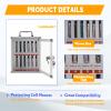 vnrutkou 12-Compartment Acrylic Phone Locker with Locks view 4