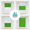 Estika Pleated Blind with Drilling, 130 x 150 cm, Green, Blackout Blind for Screw-Mounting, Opaque, incl. Mounting Accessories view 4