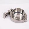 LTRAJUYNH A Set, 51 mm (2 in), 304 Stainless Steel Tri-Clamp Weld Ferrule + Tri-Clamp + Silicone Gasket + End Cap view 4
