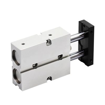 QMKADFQXF TN-Type Double-Rod Pneumatic Cylinder, Aluminum Alloy, 32 mm Bore, 200 mm Stroke
