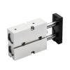 QMKADFQXF TN-Type Double-Rod Pneumatic Cylinder, Aluminum Alloy, 32 mm Bore, 200 mm Stroke view 1
