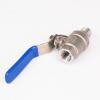 LTRAJUYNH 3/8" BSPT Female-to-Male 304 Stainless Steel 2-Piece Full-Port Ball Valve, 2.5 MPa view 3