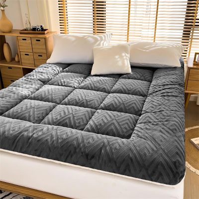 MTSYXYM Folding Japanese Tatami Futon, Portable Twin-Size Floor Mattress, Fluffy, Breathable, for Sofa, Lounger, Couch, Guest Dormitory (100 x 200 x 10 cm)