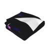 Elegant Purple High Heels and Lipstick Print Lightweight Blanket view 2