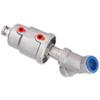 Stainless Steel Pneumatic Angle-Seat Valve DN15 with Visual Position Indicator, Low Air Consumption & Easy Installation for Steam and Pressure Systems view 2