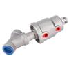 Stainless Steel Pneumatic Angle-Seat Valve DN15 with Visual Position Indicator, Low Air Consumption & Easy Installation for Steam and Pressure Systems view 3