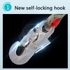 ZLQRTUD Self-Retracting Rescue Lifeline, Dual-Locking Fall Arrest, Rebar Hook and Wire Rope, 150 kg (7 m) view 2