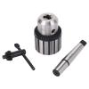 JT6 High-Precision Drill Chuck Holder, Strong Clamping Force with Chuck Key for Various Drilling Applications, High-Carbon Steel view 2