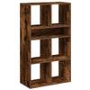 vidaXL Bookcase Smoked Oak 66 x 31 x 112 cm Engineered Wood view 1