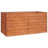 WIFESE Corten Steel Raised Garden Bed 160 x 80 x 77 cm view 2