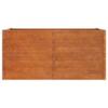 WIFESE Corten Steel Raised Garden Bed 160 x 80 x 77 cm view 4