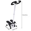 Black Fitness Stepper with Handlebar, 150 kg Capacity view 4