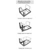 MZBDYYF Under-Cabinet Kitchen Waste Bin with Heavy-Duty Ball-Bearing Slide view 3