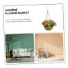 VINTORKY Hanging Coconut Fiber Flower Basket, UV-Resistant, Natural-Looking Decor for Indoor and Outdoor Use view 3