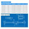 PMZZHUPVR Digital Table Display, Linear Ruler, 0–150 mm, Magnetic External Display view 2
