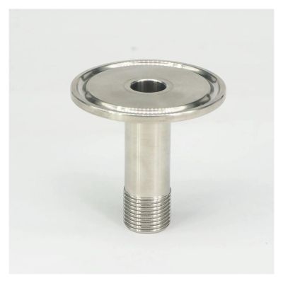3/8" BSPT Male x 1.5" Tri-Clamp 304 Stainless Steel Pipe Fitting Connector for Home Wine and Beer