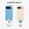 kwmobile Case for Google Pixel 9 – Soft Silicone Cover – Classic Red view 2