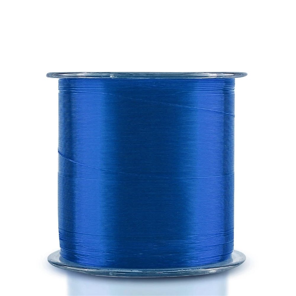 AHUFGN 500 m Monofilament Nylon Fishing Line, Ice Fishing, 8–35 lb, Blue (2.0)
