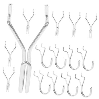 JEWEDECO Iron Metal Pegboard Hooks for Tools and Garage