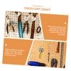 JEWEDECO Iron Metal Pegboard Hooks for Tools and Garage view 3