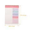 3-Pack Spiral-Bound Paper Planner Notepads, Daily Planner view 2