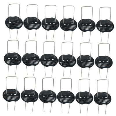 Parliky 50-Pack Galvanized U-Shaped Garden Ground Anchors