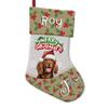 BAGEYOU Sussex Spaniel Christmas Stocking with Santa Hat, 36.6 cm view 1