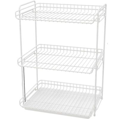 Kitchen Bowl and Dish Rack with Drain Tray