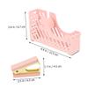 Desk Tape Dispensers with Staple Removers, 2 Pack, Pink view 2