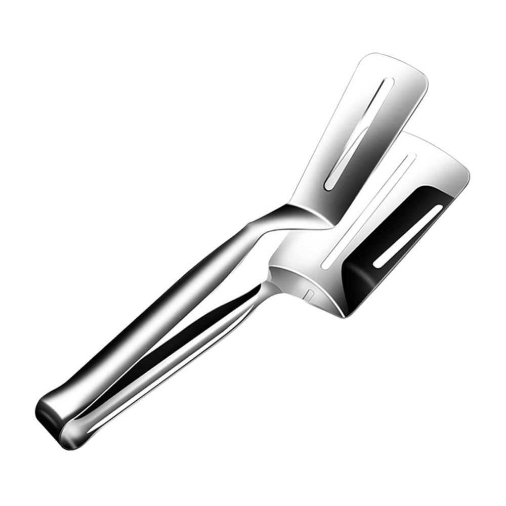 Stainless Steel Steak Tongs, 1 Piece, Lightweight and Heat-Resistant